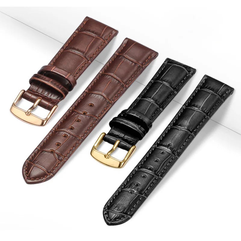 Universal Replacement Leather Watch Strap Leather Watchband
