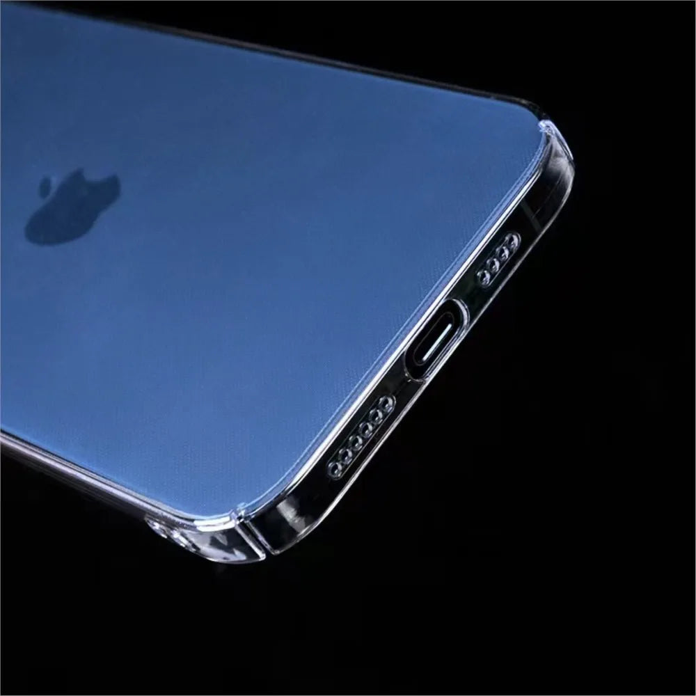 Non-Yellowing Transparent Case For iPhone 16 15 14 Plus