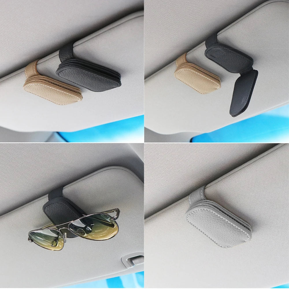 Universal Car Sunglasses Clip Card Ticket Holder Stand