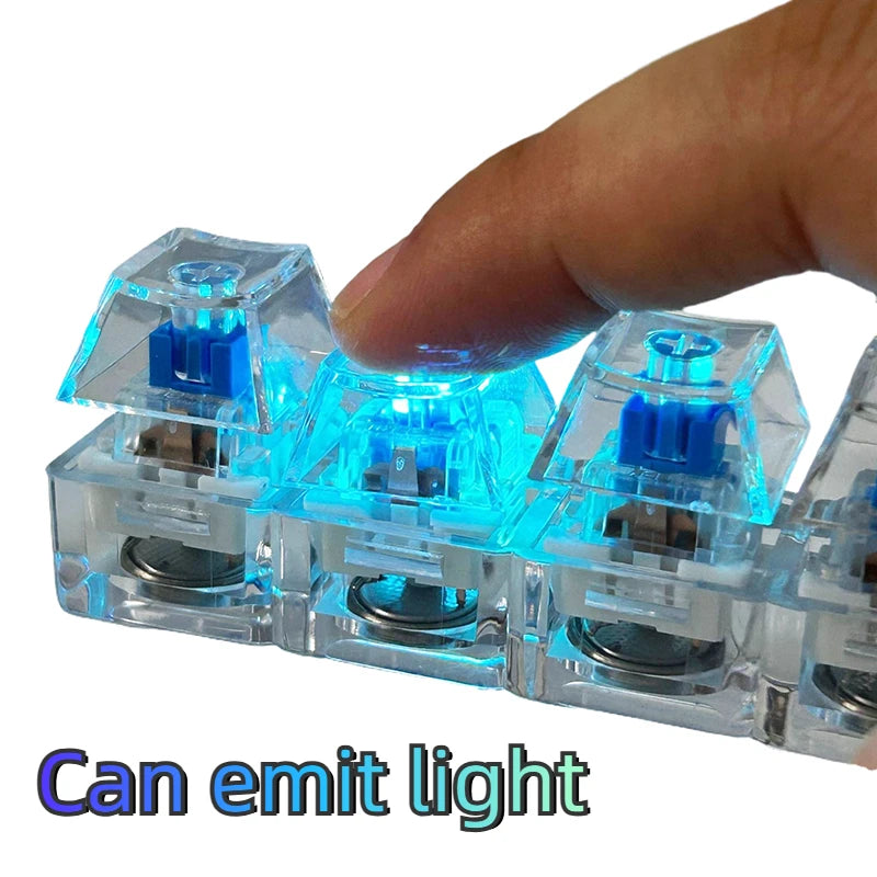 4/9 Keys Mechanical Keyboard Axis Tester LED Keyboard