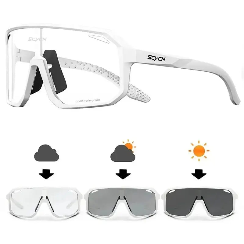 Cycling Glasses Photochromic Sunglasses Men Women