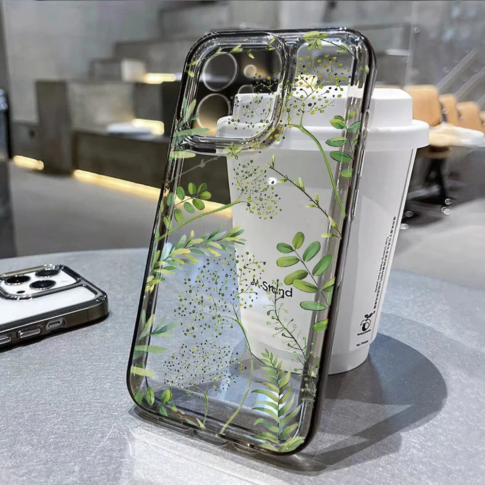 Flower Phone Case For iPhone 16 13 15 11 12 14 17 Pro