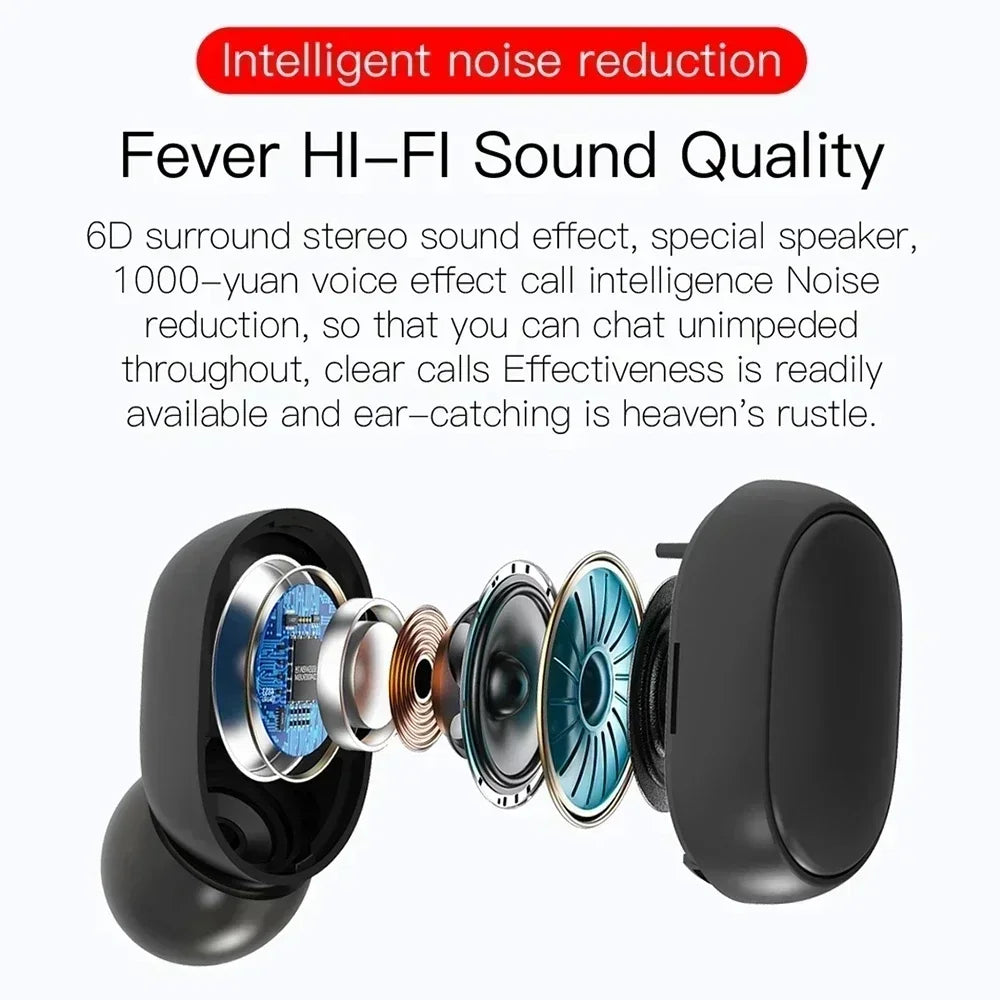 E6S Wireless Bluetooth Earphones TWS Bluetooth Headset