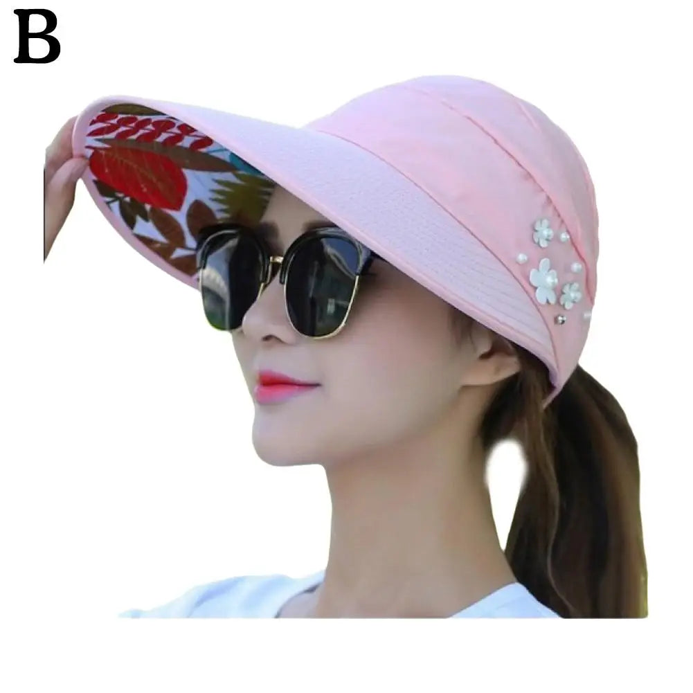 Fashion Womens Ladies Summer Vacation Wide Brim Foldable