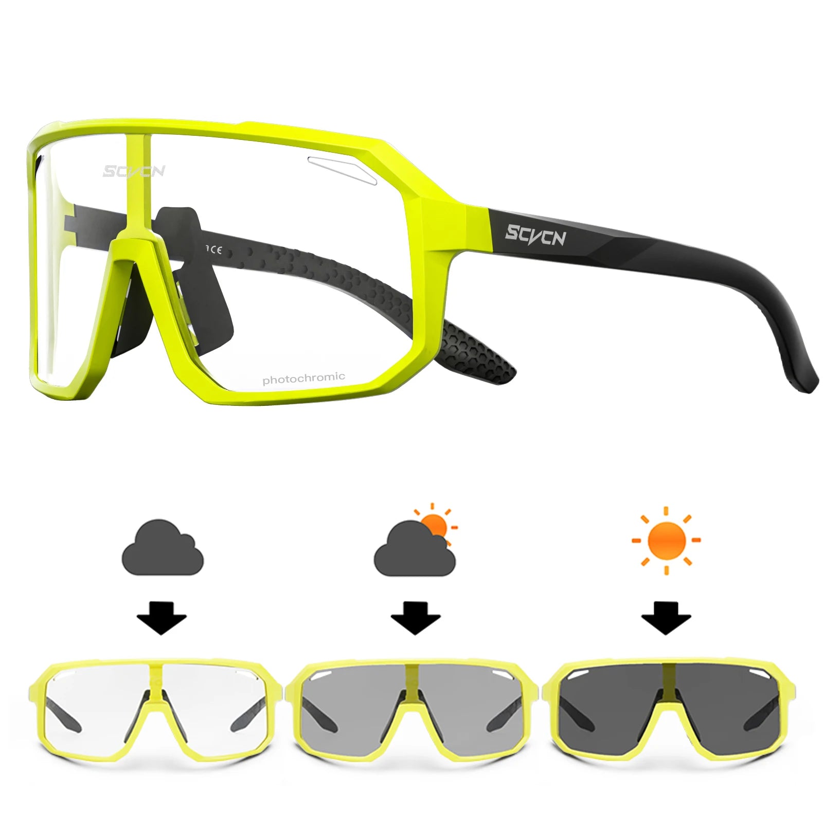 Cycling Glasses Photochromic Sunglasses Men Women