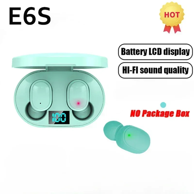 E6S Wireless Bluetooth Earphones TWS Bluetooth Headset