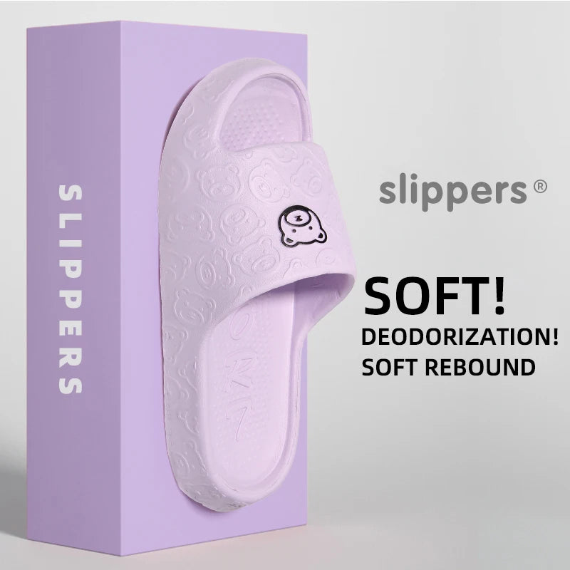 Non-slip Slippers Female Outer Wear 2024 New Bathroom