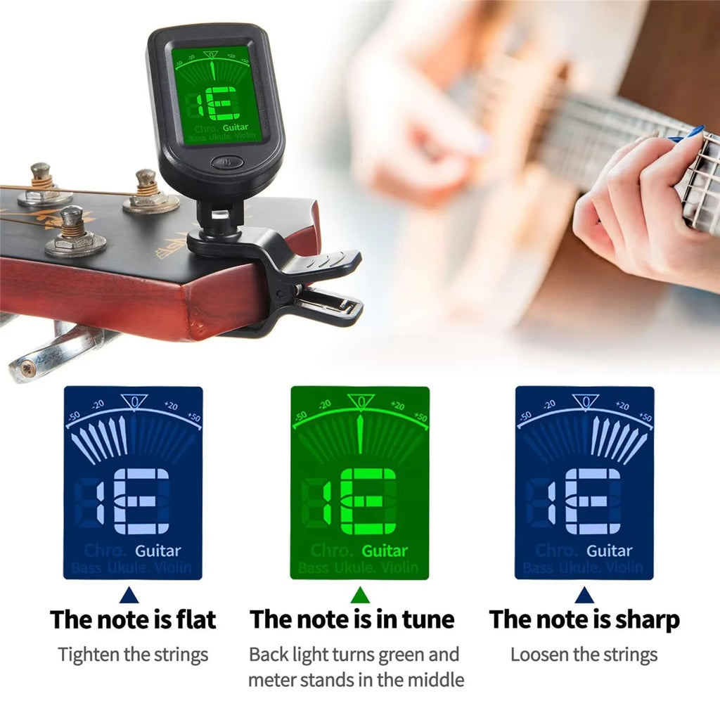 Miwayer Guitar Beginner Accessories Set w/Guitar Tuner