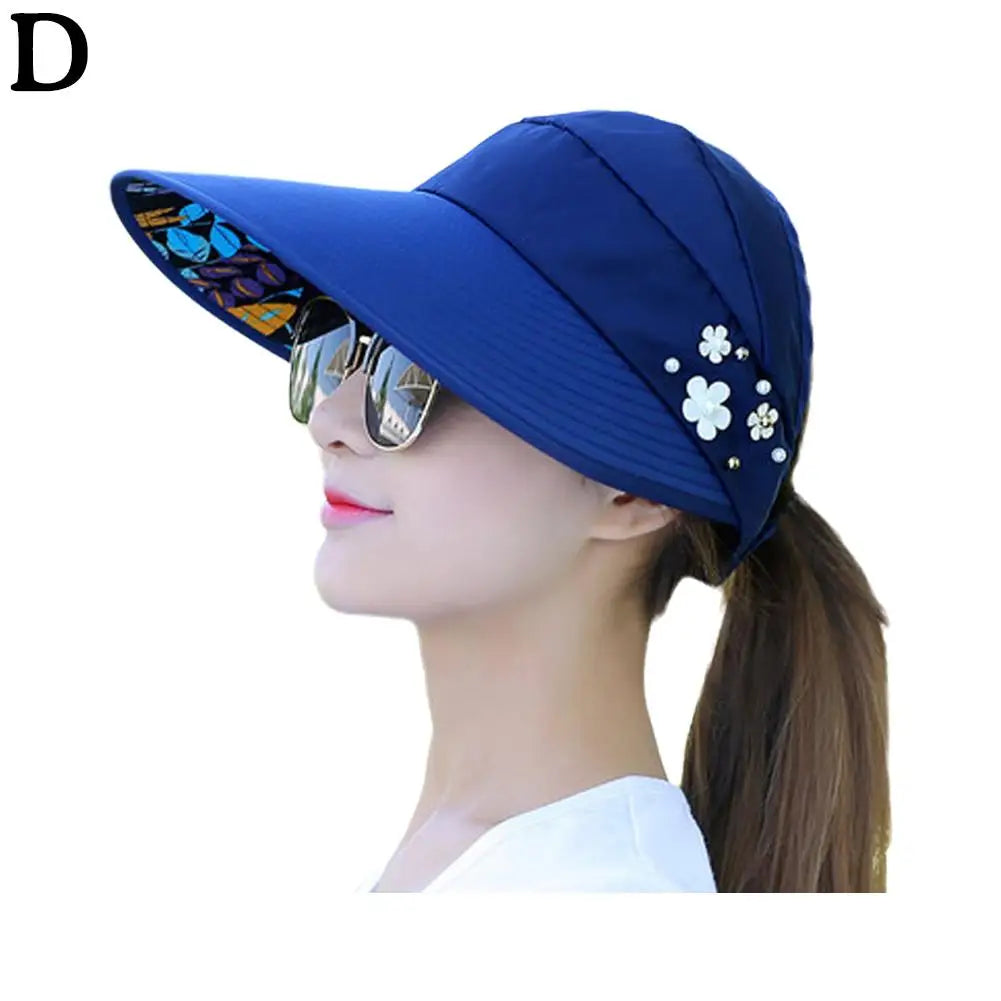 Fashion Womens Ladies Summer Vacation Wide Brim Foldable