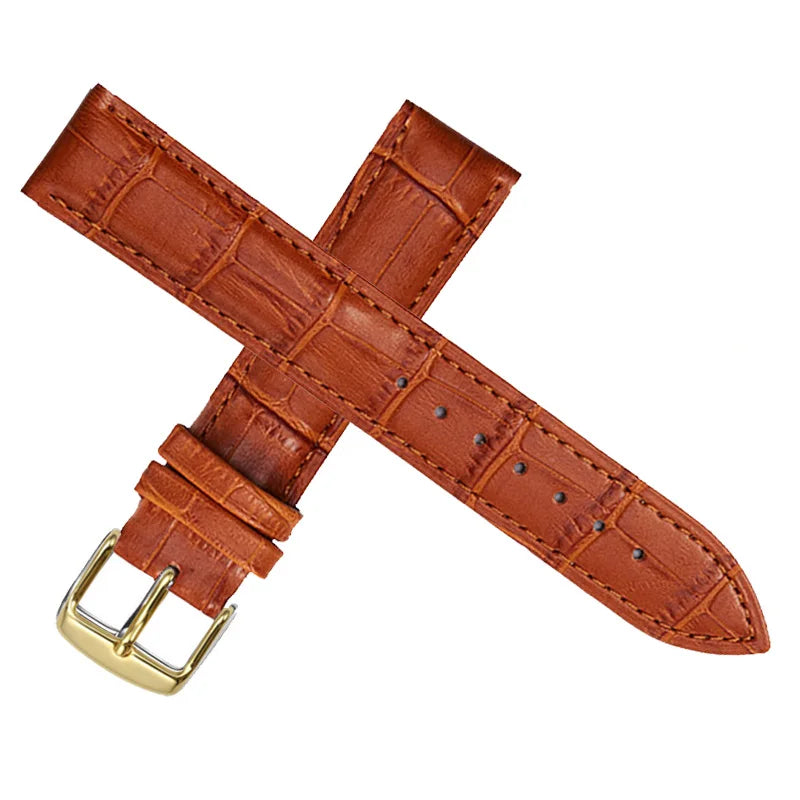 Universal Replacement Leather Watch Strap Leather Watchband