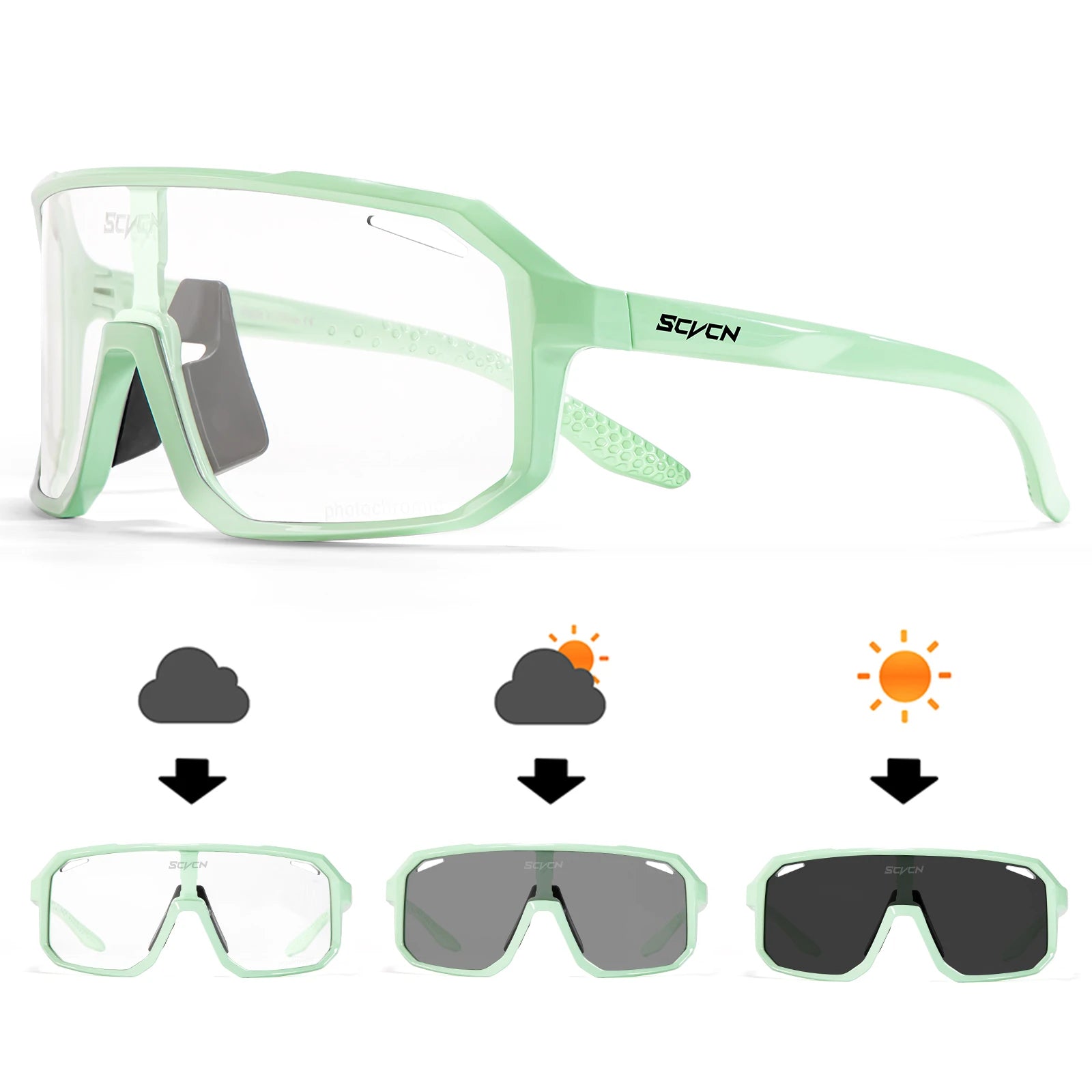 Cycling Glasses Photochromic Sunglasses Men Women