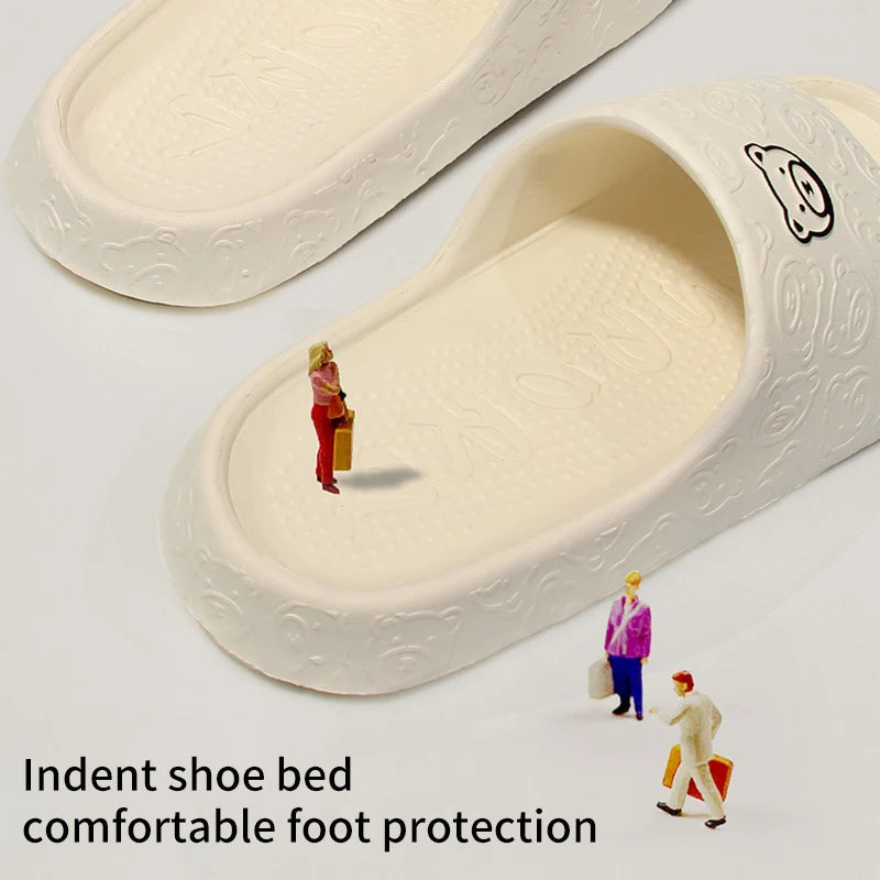 Non-slip Slippers Female Outer Wear 2024 New Bathroom