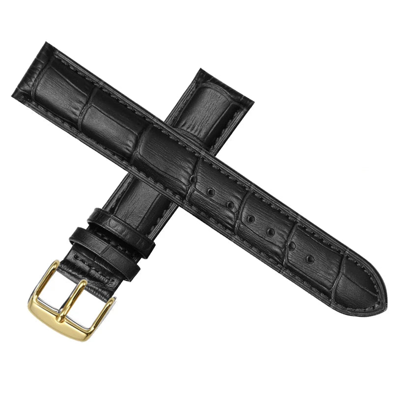 Universal Replacement Leather Watch Strap Leather Watchband