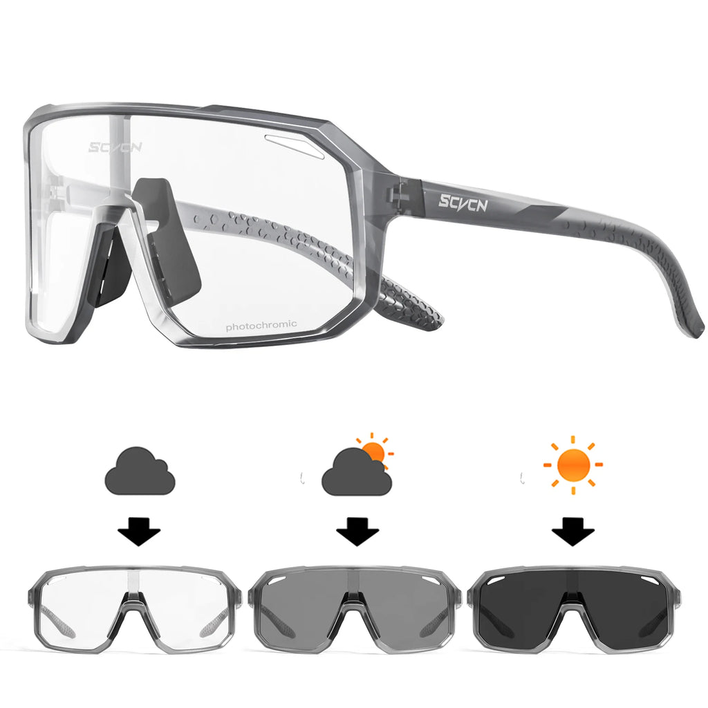 Cycling Glasses Photochromic Sunglasses Men Women