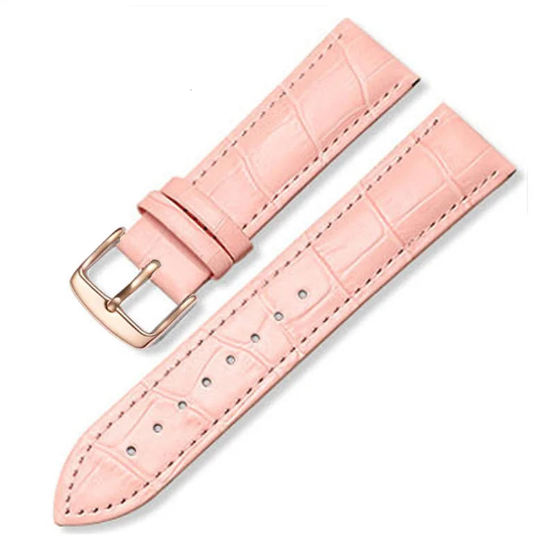 Universal Replacement Leather Watch Strap Leather Watchband