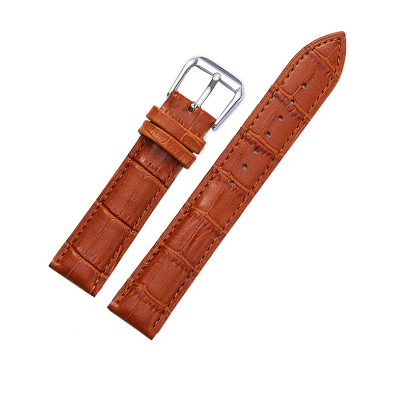 Universal Replacement Leather Watch Strap Leather Watchband