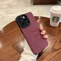 Fashion Matte Leather Silicone Case For iPhone 14 Plus