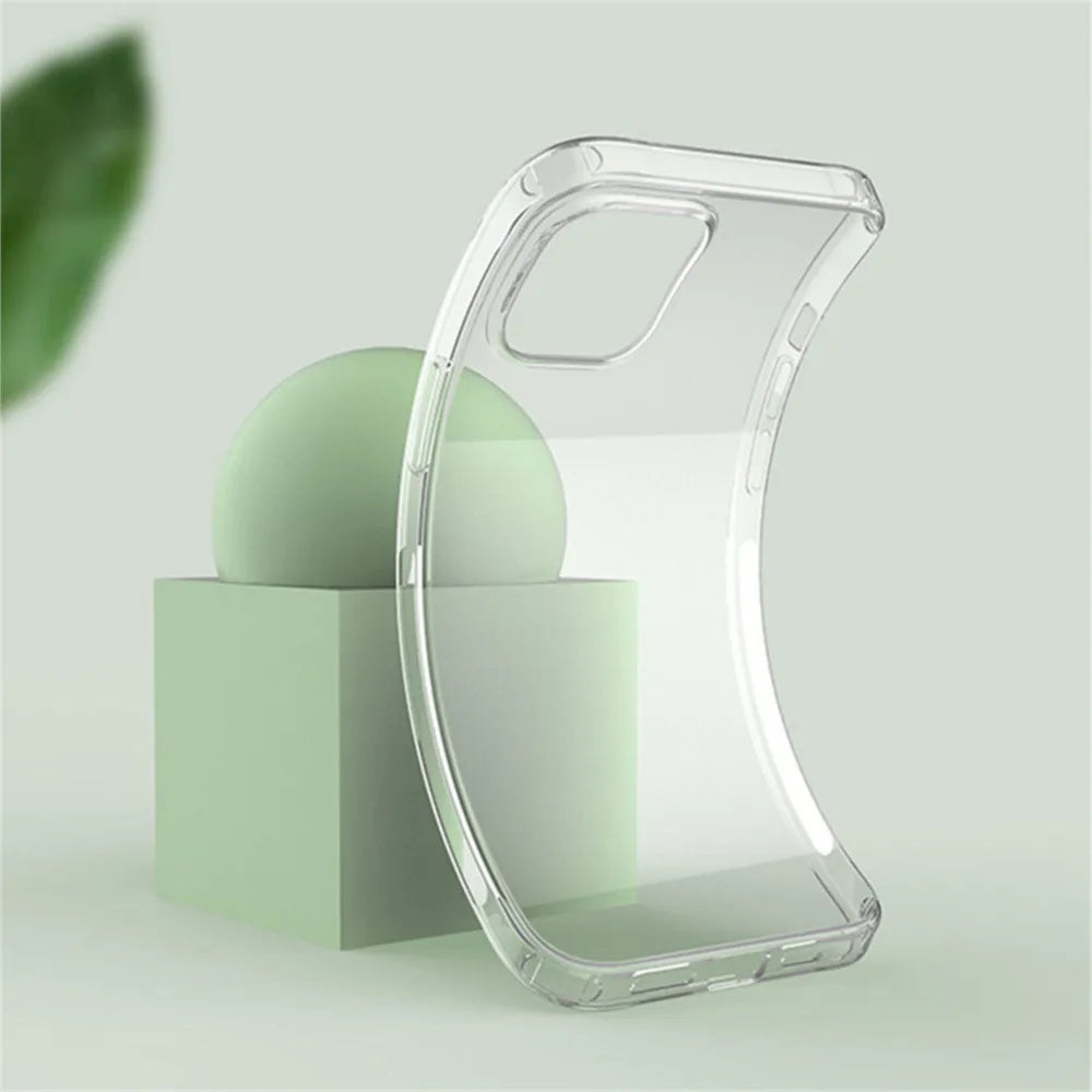 Non-Yellowing Transparent Case For iPhone 16 15 14 Plus