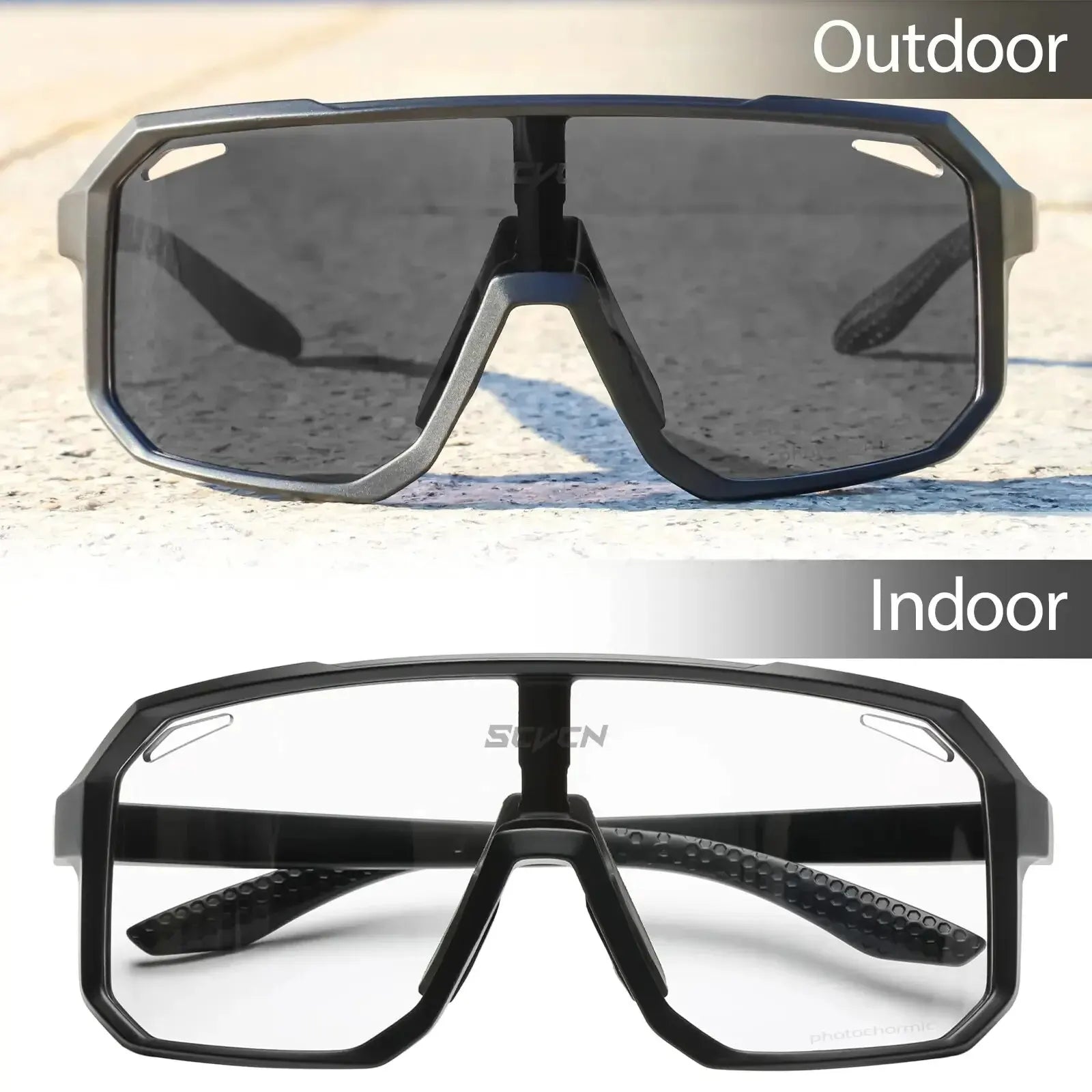 Cycling Glasses Photochromic Sunglasses Men Women