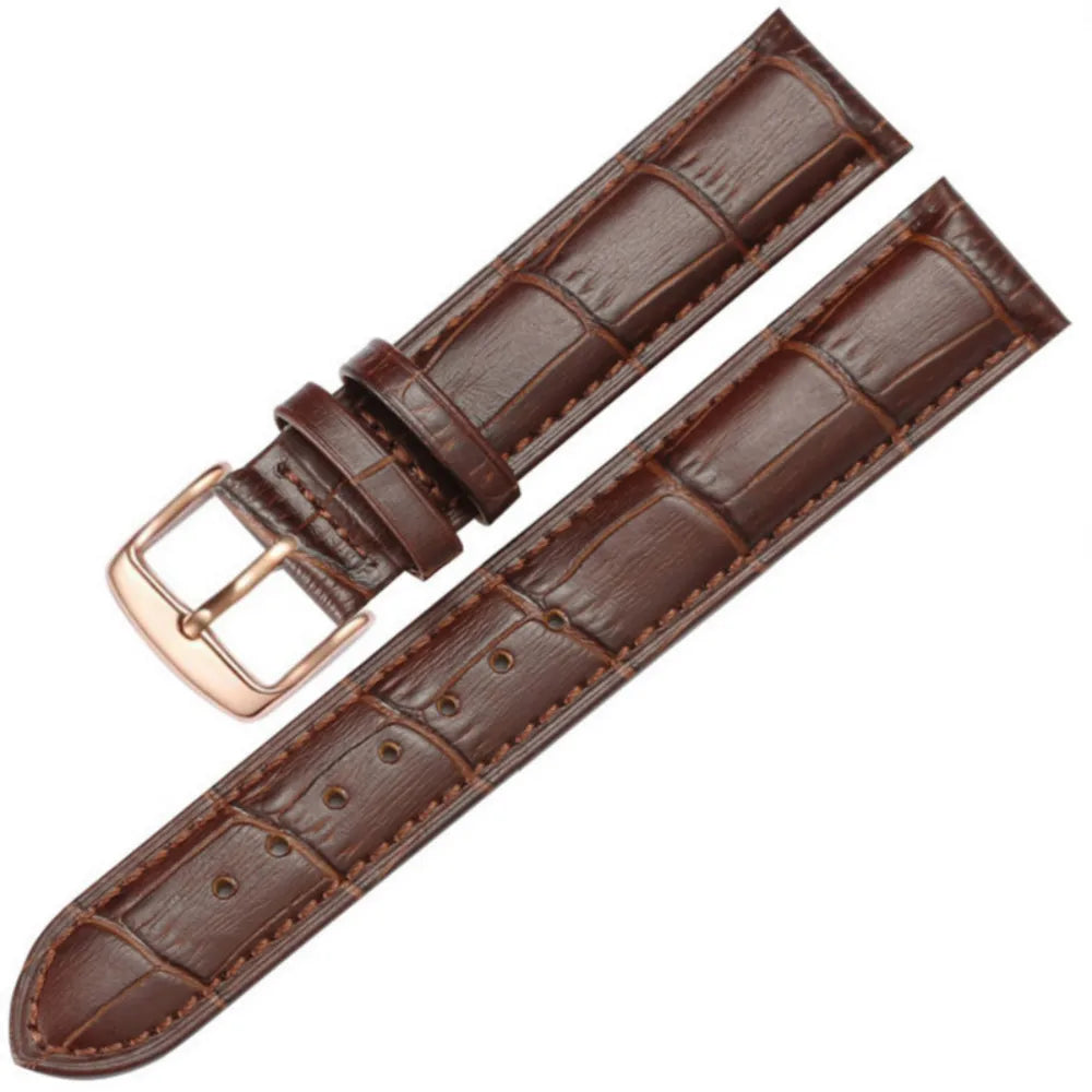 Universal Replacement Leather Watch Strap Leather Watchband