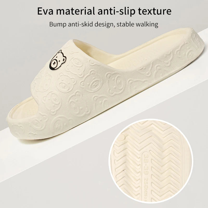 Non-slip Slippers Female Outer Wear 2024 New Bathroom
