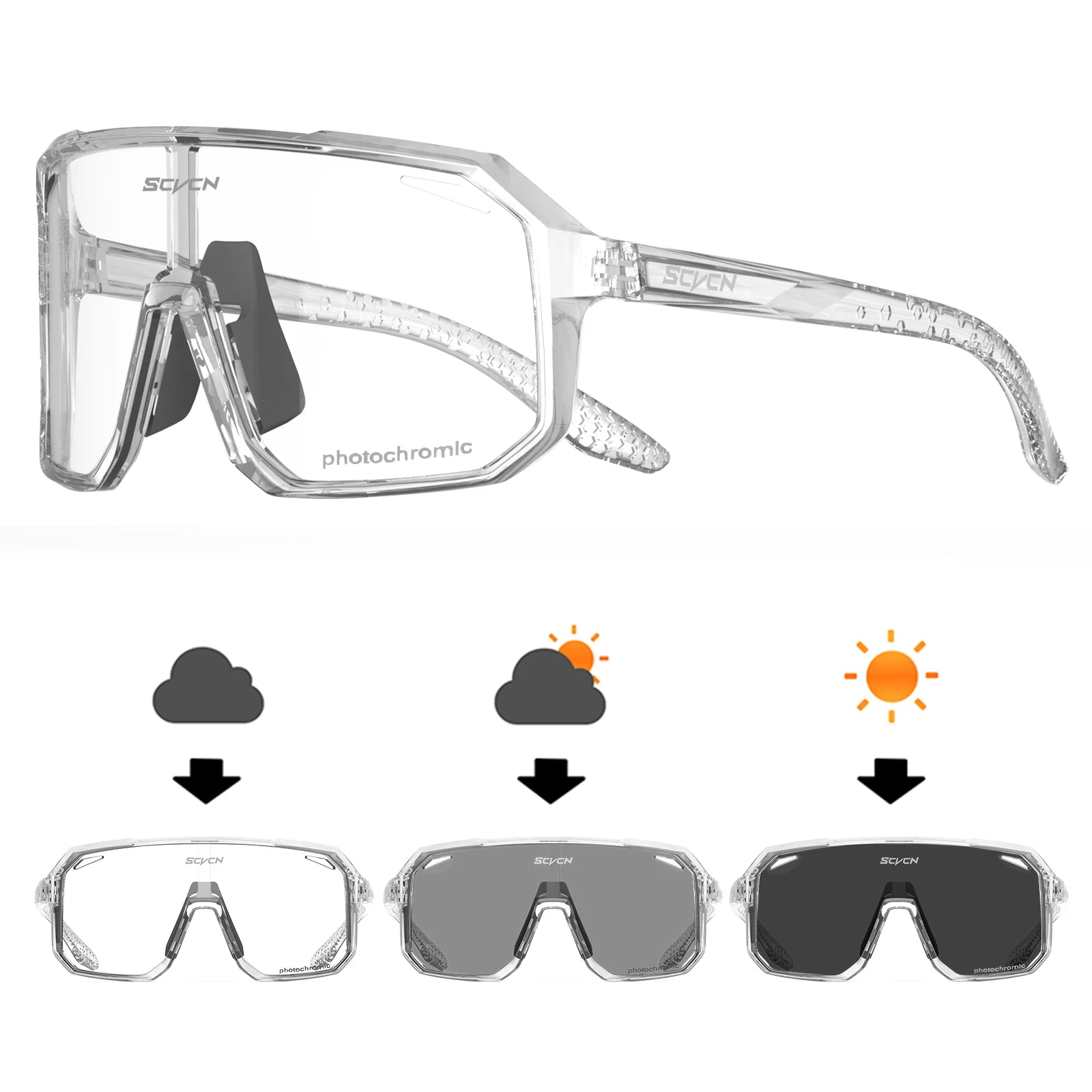 Cycling Glasses Photochromic Sunglasses Men Women