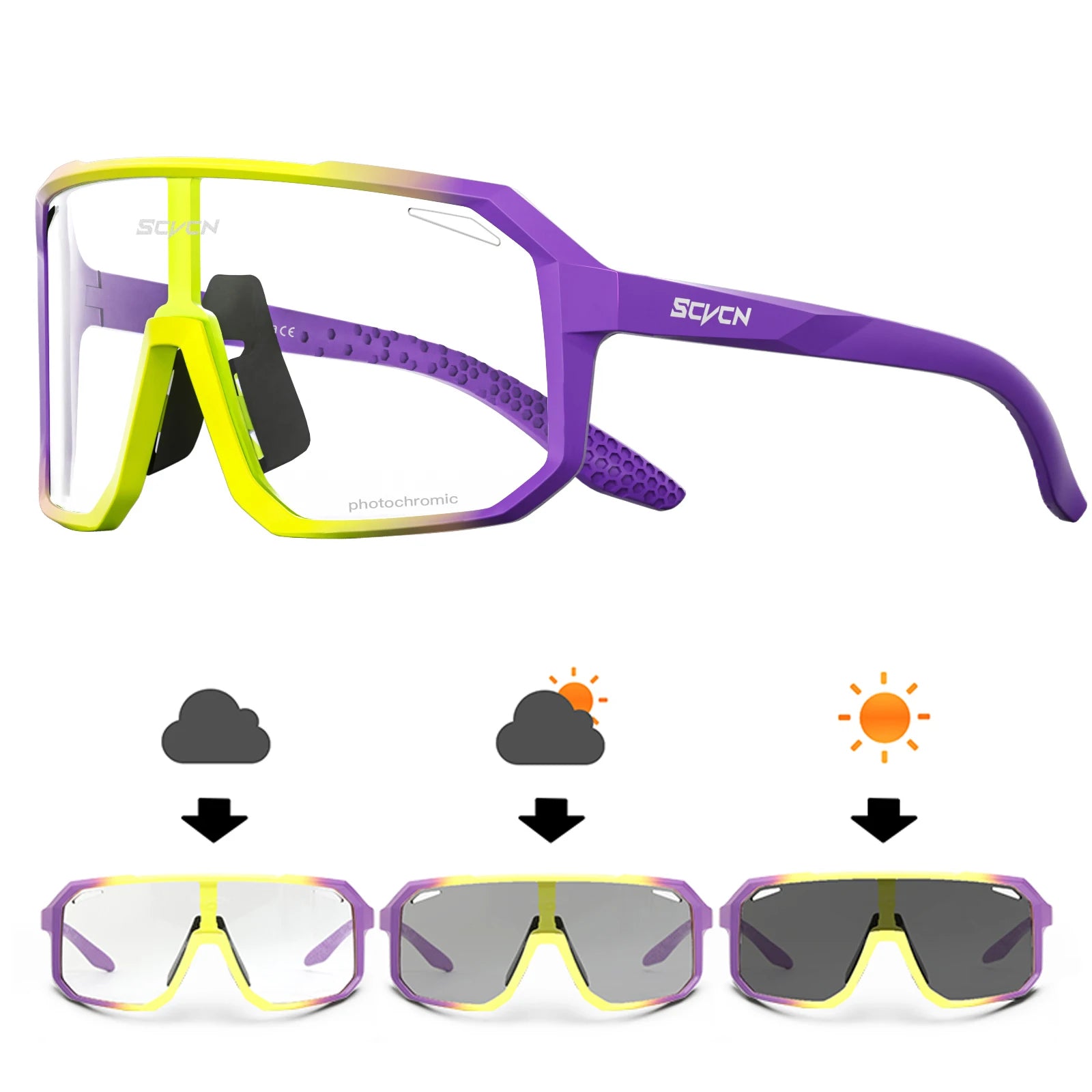 Cycling Glasses Photochromic Sunglasses Men Women