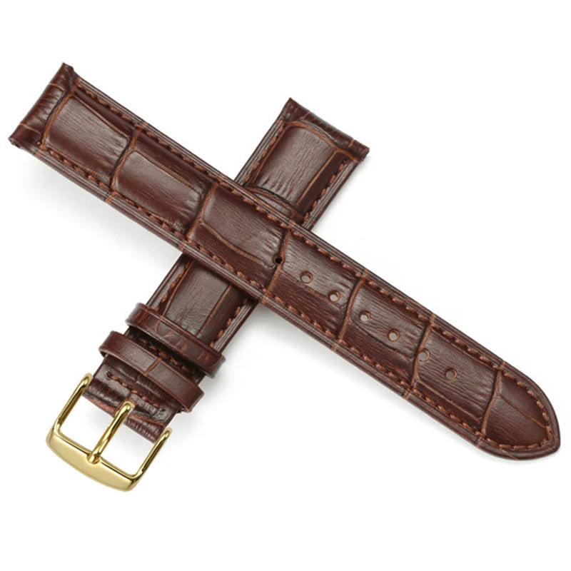 Universal Replacement Leather Watch Strap Leather Watchband