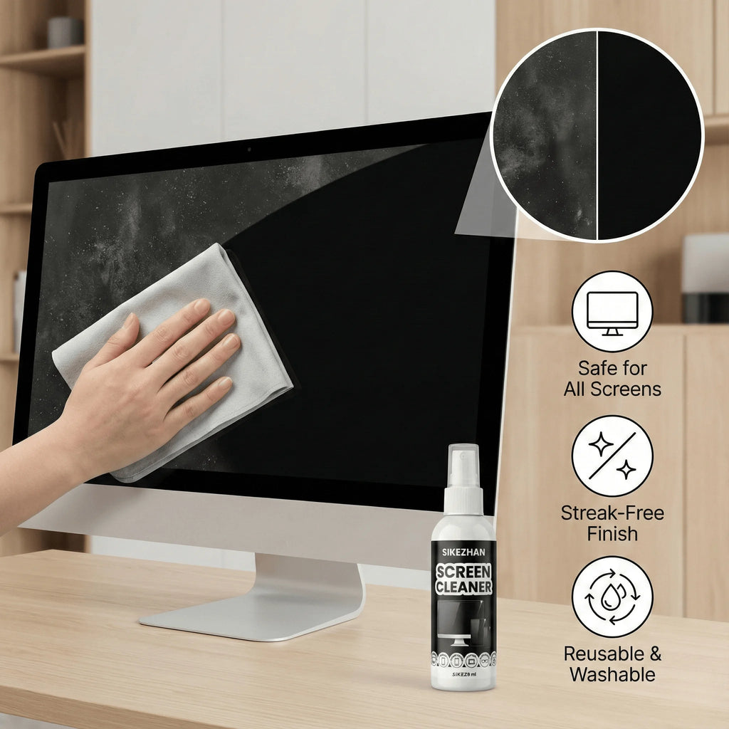 SIKEZHAN Screen Cleaner Kit with Polishing Cloth