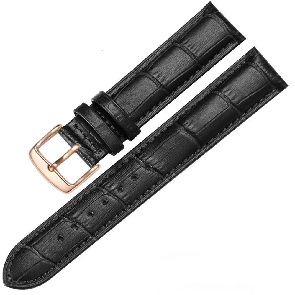 Universal Replacement Leather Watch Strap Leather Watchband