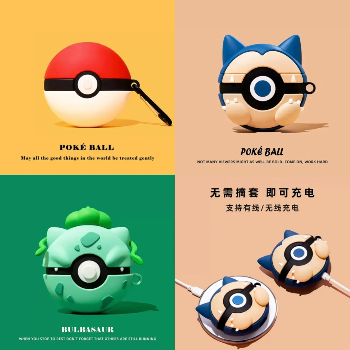 For Airpods 1 2 3 4 Pro Pro 2 Pro 3 Case Cute Cartoon
