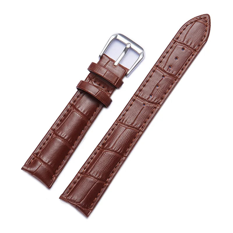 Universal Replacement Leather Watch Strap Leather Watchband