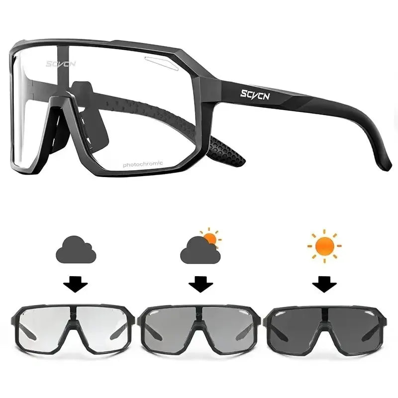 Cycling Glasses Photochromic Sunglasses Men Women